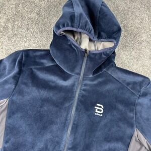 Bjorn Daehlie Boulder Jacket Mens Large Blue Corduroy Hybrid Cross Country Ski